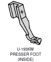 PRESSER FOOT INSIDE