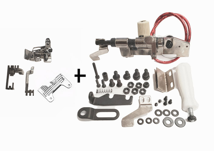 SHIRRING ATTACHMENT+GAUGE 2 AGHI 4 FILI GRUPPO ARRICCIATORE 2X4