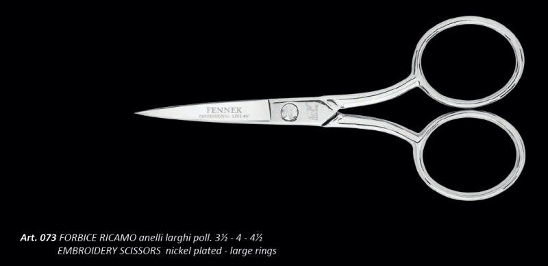 FORBICE RICAMO ANELLO LARGO 4