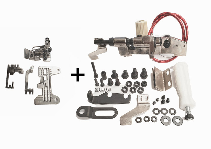 SHIRRING ATTACHMENT+GAUGE 2 AGHI 5 FILI GRUPPO ARRICCIATORE 3X5