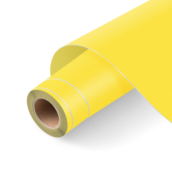 PER.ADHESIVE VINYLMATTE30,5X1,80 LEMON YELLOW MATTE