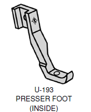 PRESSER FOOT (INSIDE)