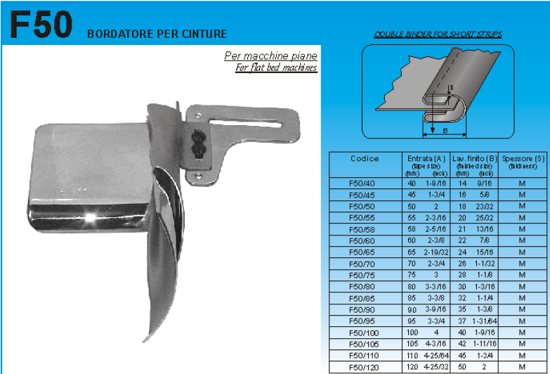 BORDATORE PER CINTURE =GO320
