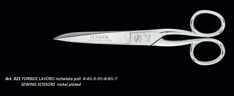 FORBICE LAVORO NICHELATA 6 POLLICI SCISSORS