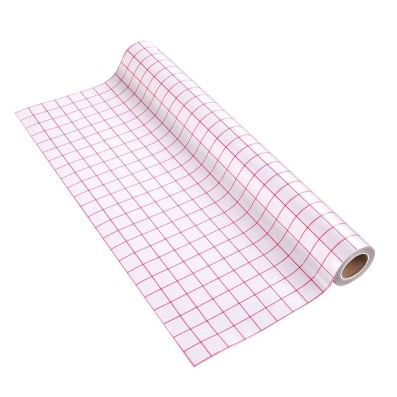 GRID TRANSFER TAPE ROLL 30 CM X 15M RED