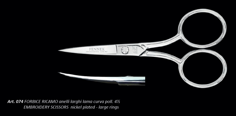 FORBICE RICAMO ANELLO LARGO 4.5